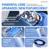 LED Display Neck Fan USB Rechargeable Portable Fan Portable Cooling Fan  Summer