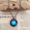 Ebay Fashion Vintage Copper Time Gemstone Twelve Constellation Necklace Sweater Chain