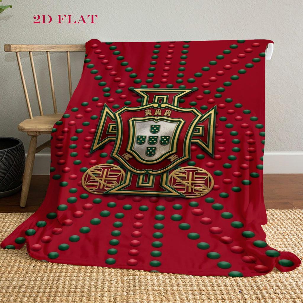 Portuguese Heritage Emblem blanket Suitable for all seasons blanket Digital printing Outdoor plush blanket bedroom