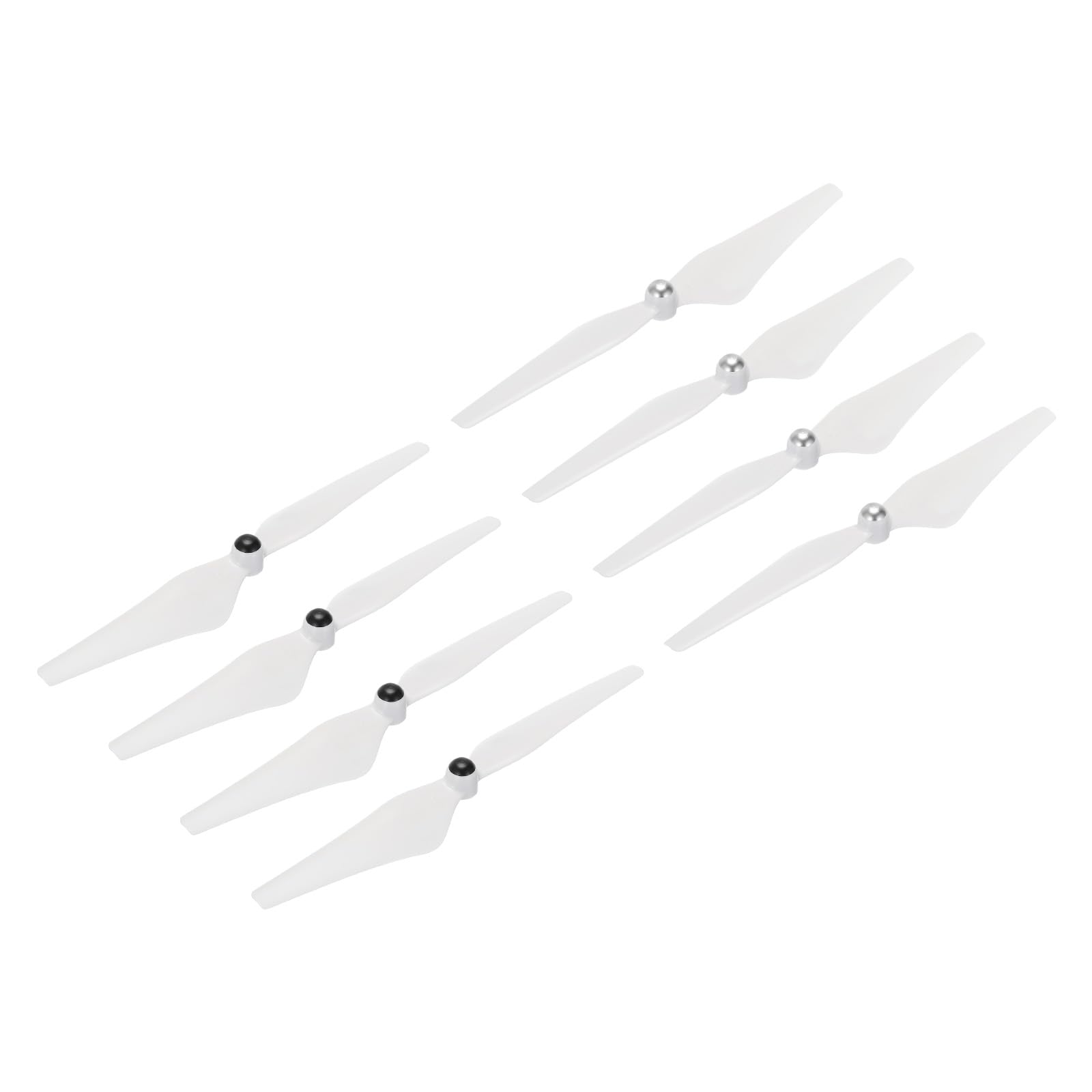 

uxcell 9450 RC Propeller Blade 2 лопаті діаметром 24 см Пластиковий білий малошумний пропелер для літака RC Літак DIY Drone 8 комплектів Самоблокування