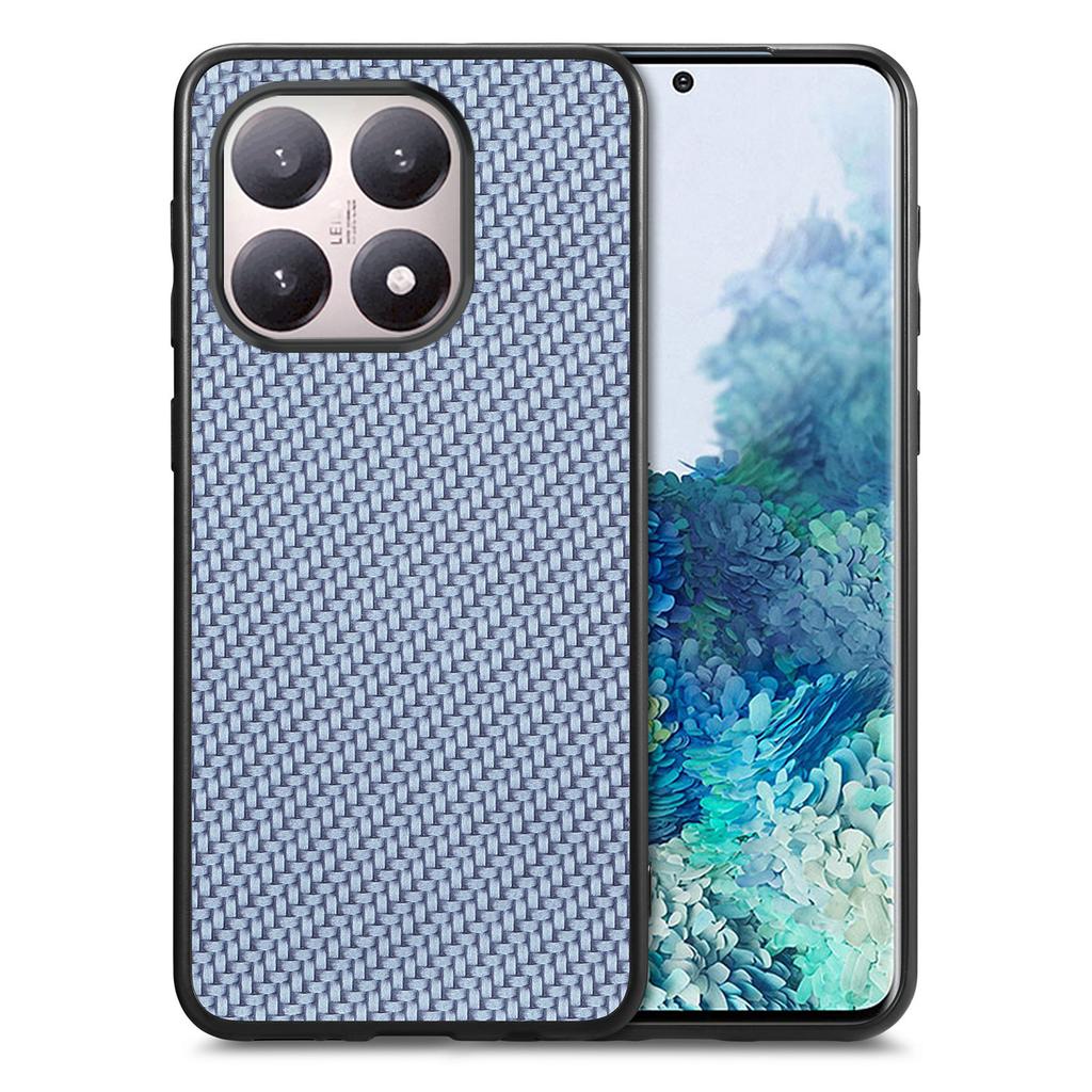 For Xiaomi 15T Case Carbon Fiber Texture PU Leather + PC + TPU Phone Cover