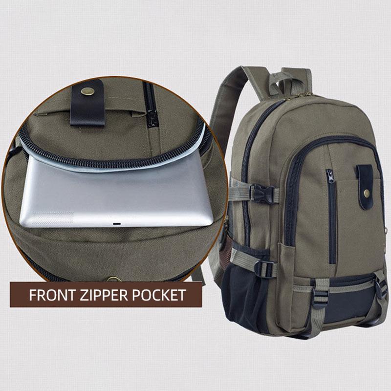 2025 Nauja vyriška kuprinė laisvalaikiui, kelionėms, drobės krepšys, didelės talpos, madingas studento krepšys