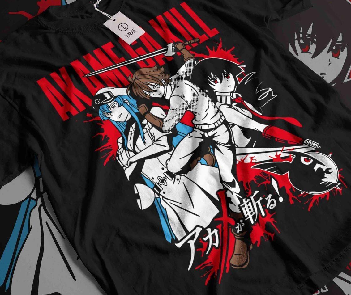Akame Ga Kill Esdeath T-shirt Akame Ga Kill Esdeath S Waifu Anime Shirt All Siz XL