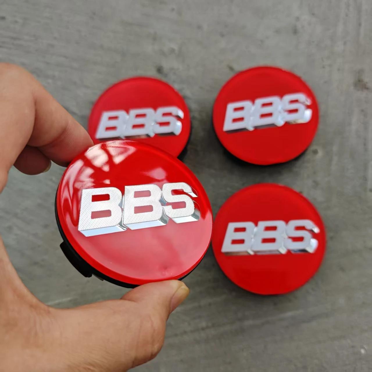 4 шт. 60/65 мм Акриловая центральная крышка колеса BBS Диски Шина Автомобильная центральная крышка колеса Комплект Транспортные средства Автомобильная модификация ступицы колеса BBS 60mm