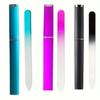 Crystal Glass Nail File Set with ABS Tube & Gradient Color Grinding Strip