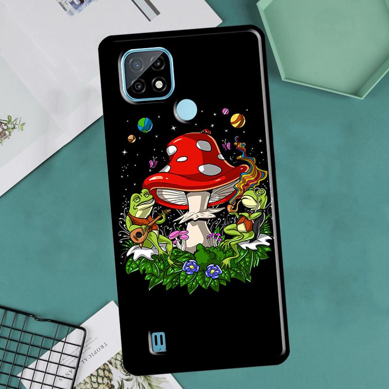 Shrooms Hippie Zauberpilz Hülle Für OnePlus Nord 2 9 10 Pro 9R 10R 8T Hülle Für Realme GT Master Neo 2 3 8i 9i 8 Pro