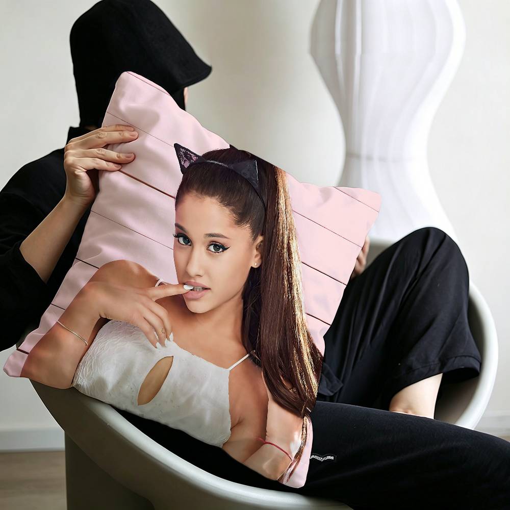 Pop Singer AAriana GGrande Maple Design Cushion Cover Happy Autumn Harvest decor Holiday Decorati Pillow Cover