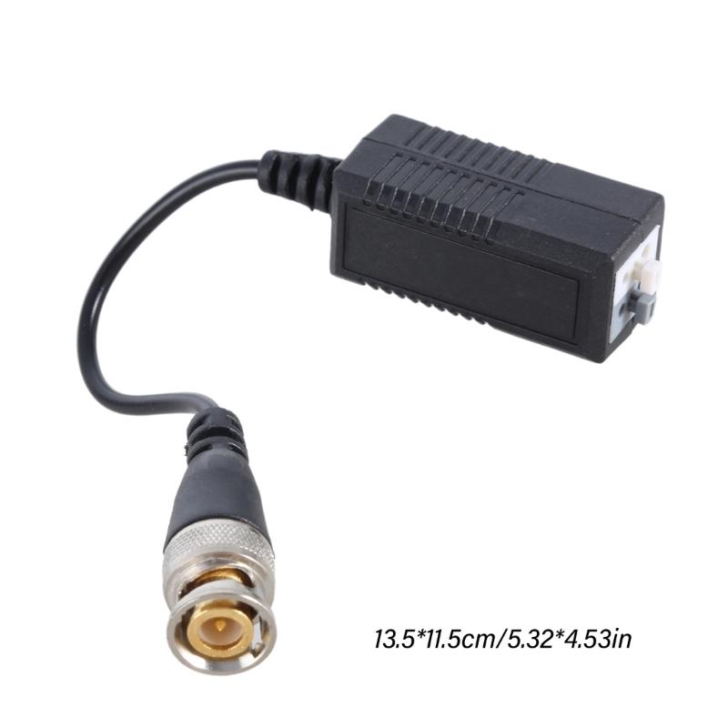 High Clear 1080P Passive Video Transmitter, Long Distances Twiste Pair Cable Transmitter for Various Monitoring