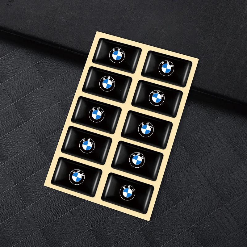 For BMW X1 X2 X3 X5 X4 X6 X7 F34 F07 F20 G30 G20 G32 F10 F44 F45 F40 F30 G01 G02 E70 10Pcs Emblem Stickers Decoration Badge xs3