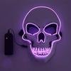 Horror Props Halloween Cosplay Skull Helmet White Skull Mask Halloween Skull Mask Luminous Mask