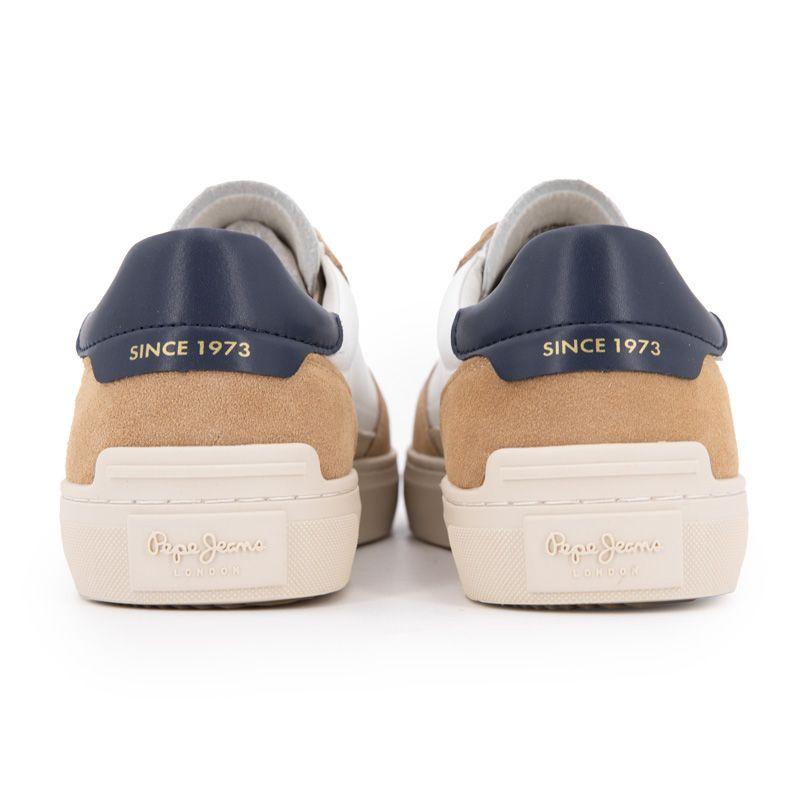 Men's Light Brown Suede Camden Nature Sneakers PEPE JEANS
