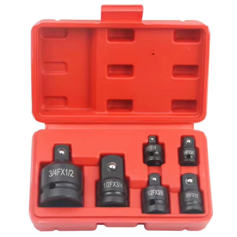 

Набор переходников для головок 6 шт./набор, набор ручных инструментов с трещоткой и воротком для демонтажа, для ремонта автомобилей и велосипедов