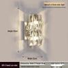 Elegant Crystal Wall Lamp: Minimalist Design for Bedrooms, Living Rooms, Stairs, and Hallways