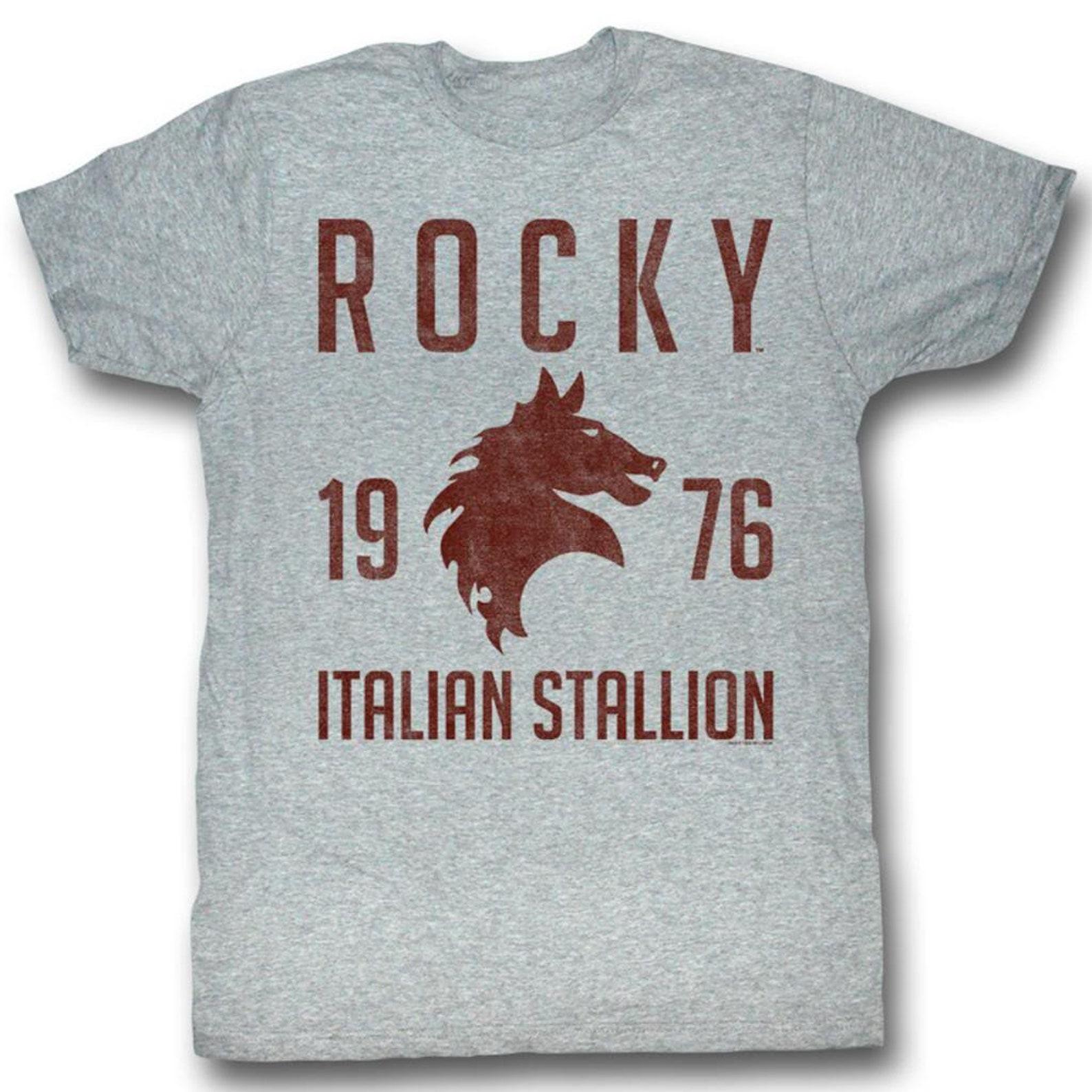 Rocky Vintage 1976 Gray Heather T-Shirt L