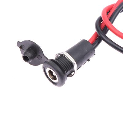Testa di ricarica per bicicletta elettrica Batteria al litio Linea di uscita Base rotonda maschio e femmina Presa di carica Dc2.1 / 2.5