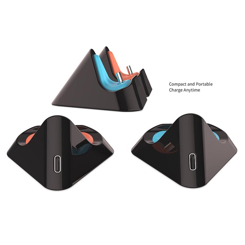 Přenosný nabíjecí dok držák pro Switch 2/Switch/Switch Oled s portem typu C Stojanová základna pro herní konzoli pro Switch Lite
