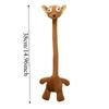 Funny Design Long Neck Key Chain Cartoon Panda Cat Dog Bag Pendant Creative Gift Monkey Pink Pig Pendant Strap Accessory