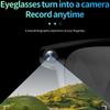 2-in-1 4K Smart AI Brille 800 Megapixel AI Aufnahme Kamera HD Foto Video Sprachanruf Übersetzung Wasserdicht Bluetooth AI Brille