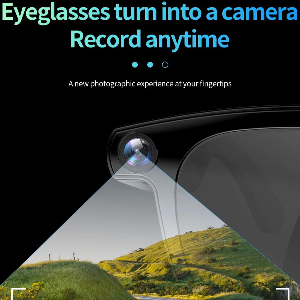 2-in-1 4K Smart AI Brille 800 Megapixel AI Aufnahme Kamera HD Foto Video Sprachanruf Übersetzung Wasserdicht Bluetooth AI Brille