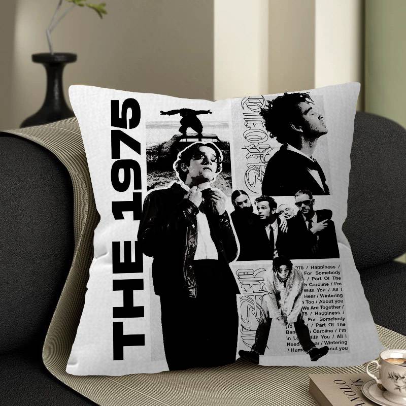 

The 1975 45*45cm Cushion Cover Pillow Cover Decor Pillowcase Home Pillowcase for Couch Pillow 12x12Inch
