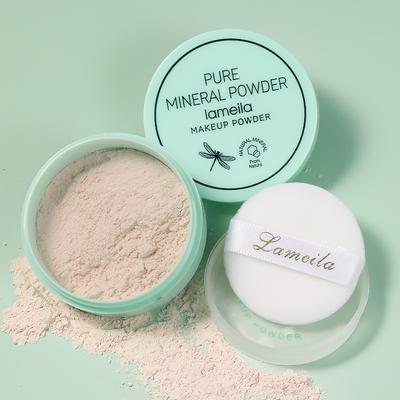 Gesichtsgrundierung, Make-up, Ölkontrolle, Kosmetik, durchscheinende Einstellung, loses Puder, Finishing, mineralische, matte Basis