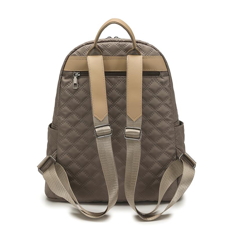 Backpack Student Schoolbag Women's Lightweight Rhomboid Backpack