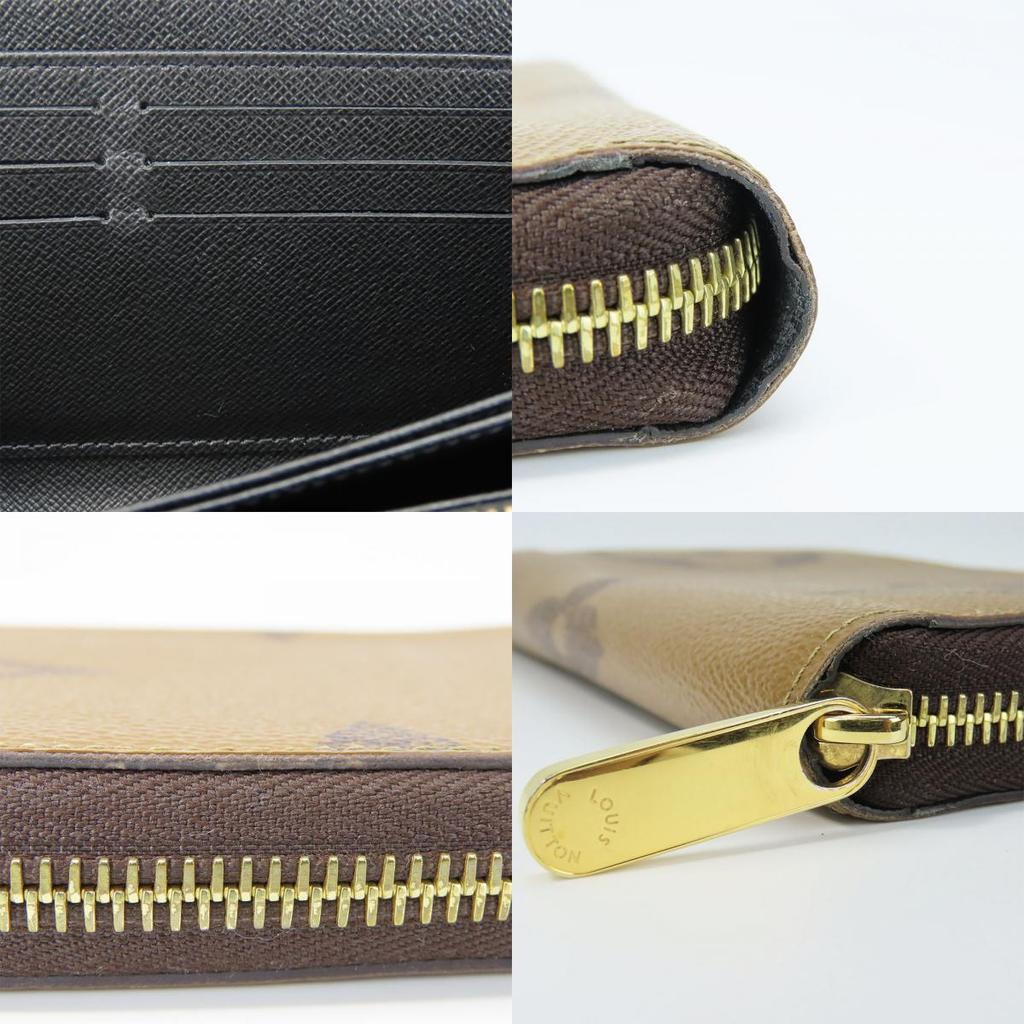 Used LOUIS VUITTON Purse Zippy wallet M69353 Brown Everyday use