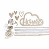 DIY Wall Hanging Kit - RAYHER - Dreamcatcher - Grey and Beige - 65 Cm - Rectangular