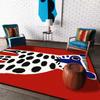 Tappeto VIKAMA Moderno con Motivo Animale Astratto - Tappeto Grande per Soggiorno - Morbido e Antiscivolo per Camera da Letto - Decorazione per la Casa