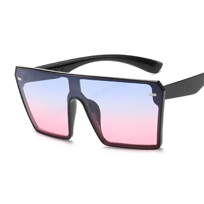 Fashion Oversized Square Sunglasses Woman Fashion Brand Big Frame Female Sun Glasses Vintage Outdoor Driver Gradient Sunglasses