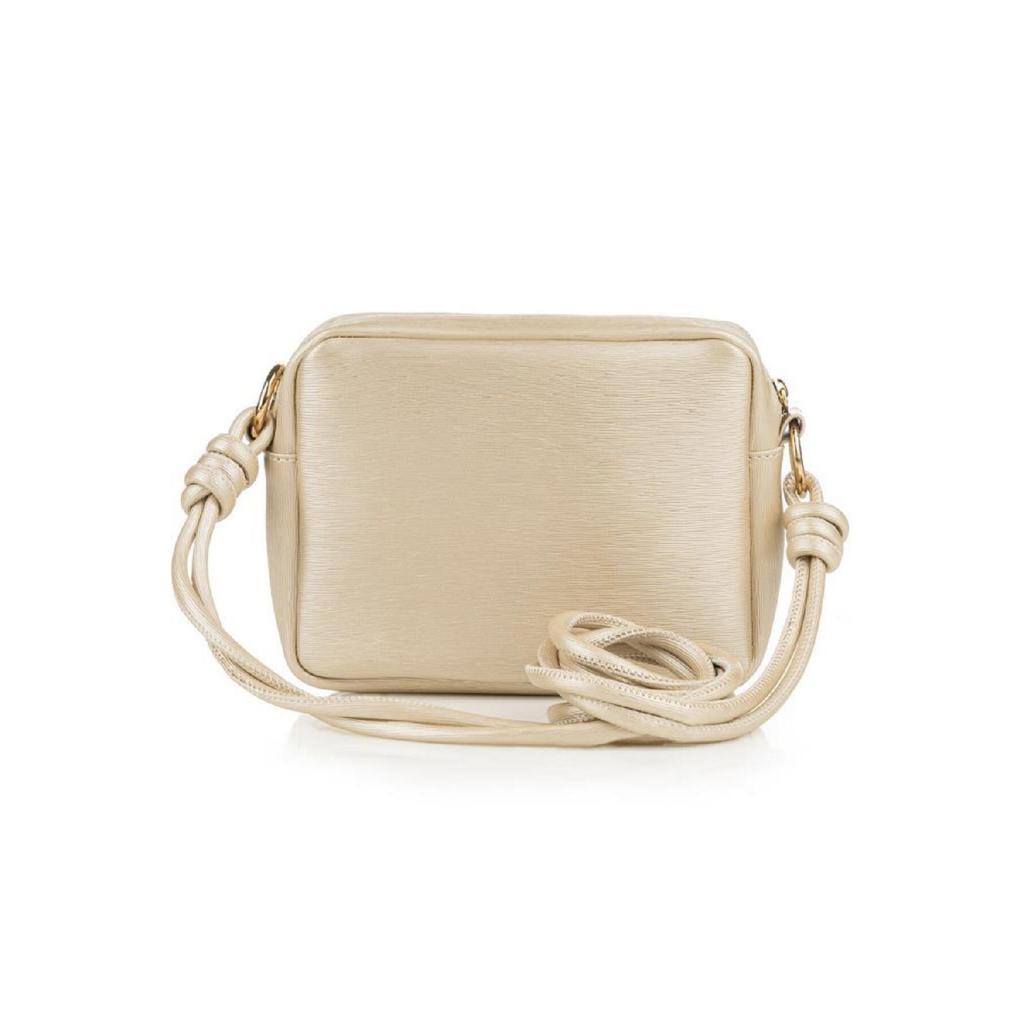 Mini-Umhängetasche für Damen mit Kreuzriemen-Reißverschluss