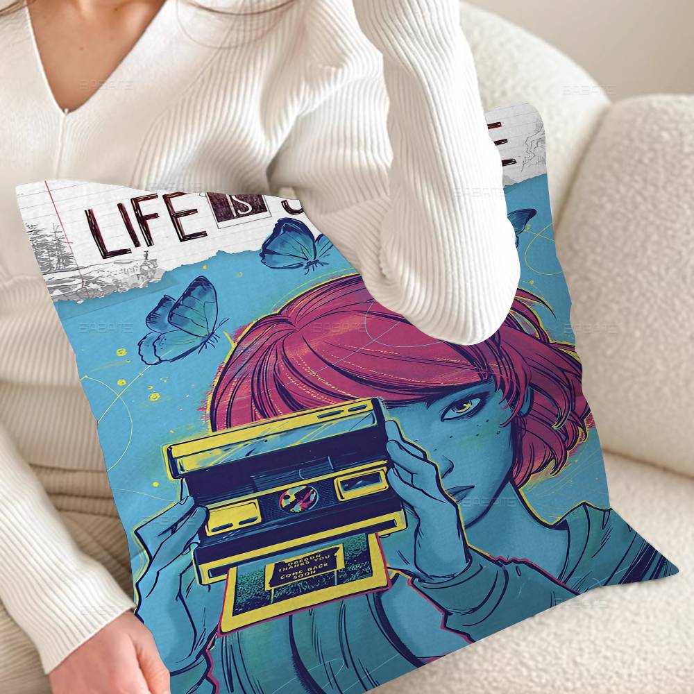 Game L-Life Is S-strange Pillow Gift Home Office Decoration Pillow Bedroom Sofa Car Cushion CoverPillow Case