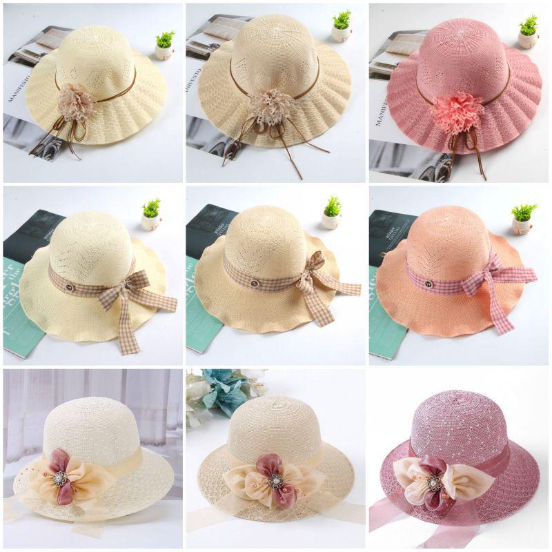 Women's Versatile Sun Protection Straw Hat, Summer 2026 Fashion, Wide Brim for Outdoor and Street Wear
