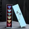Hand-Painted Ceramic Enamel Tea Tasting Cup Gift Set