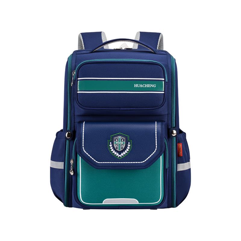 Children's Spine Protection Backpack, Ages 6-12, Grades 1-6, with Double Straps and Burden Reduction for Primary School.