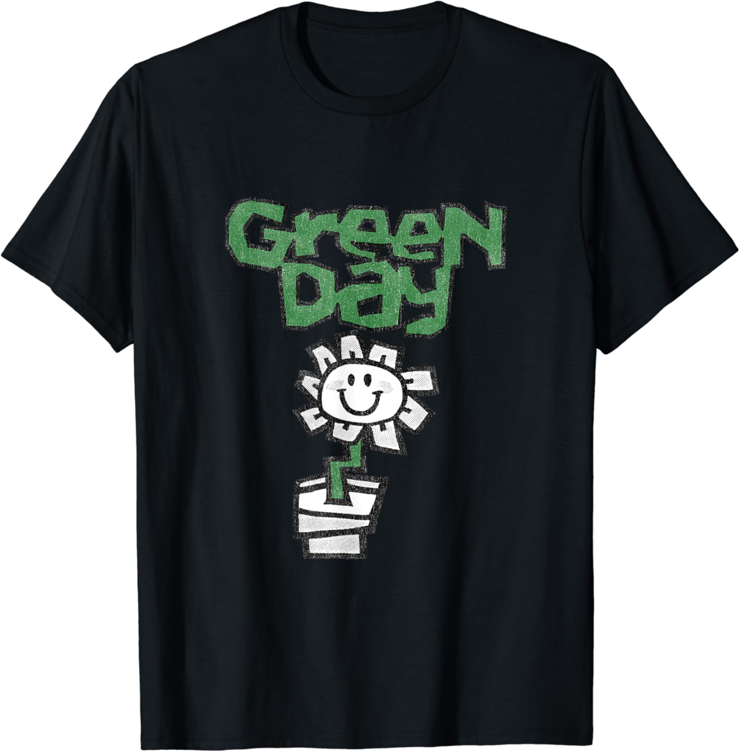 

Футболка с цветочным горшком Green Day, забавная, милая, кавайная одежда, топы, графические футболки, милая, на день рождения, женская, унисекс, одежда, рубашки, женская одежда 4XL чёрный