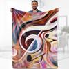 Starry Night Van Gogh Art Print Fleece Blanket Famous Painting Design Soft Cozy Throw Home Decor For Living Room Or Bedroom