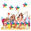 Windmills, Pinwheels, Children's Windmills, Plastic, 50 Pieces, Craft Pinwheel Toy DIY Kit - Decorative Kids Toy, Gardening, Party Decoration,