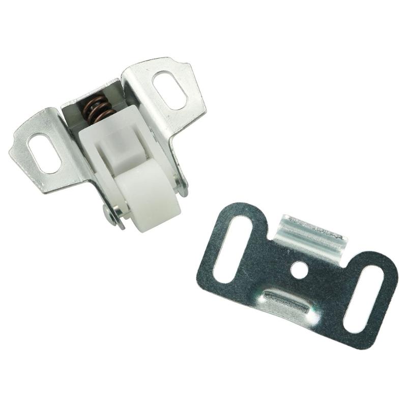 10Pcs Home Wardrobe Door Buckle Flat Bottom Low Leg Door Clip Cabinet Door Latches Heavy Duty Roller Catches Enduring
