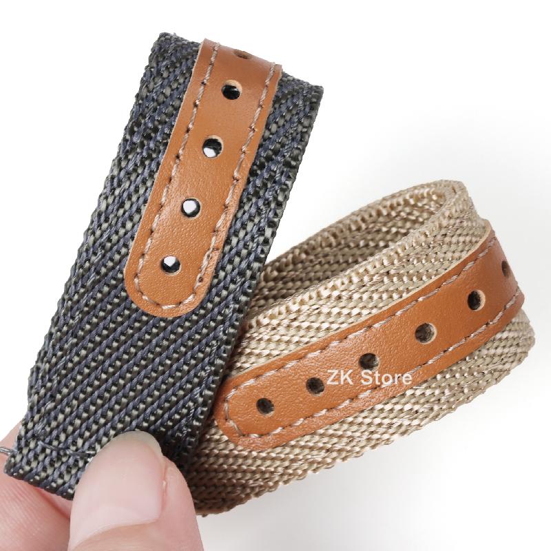 18mm 20mm 22mm Elastisches Nylon-Uhrenarmband für Seiko Ersatz Stoffarmband Armband Zubehör Sportuhrarmband