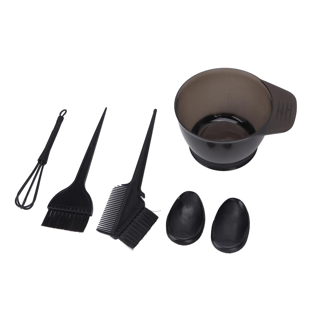 6pcs Hair Dye Coloring Kit Professional Home Salon Hair Tinting Bowl Dye Brush Ear Cover Mixing Tool