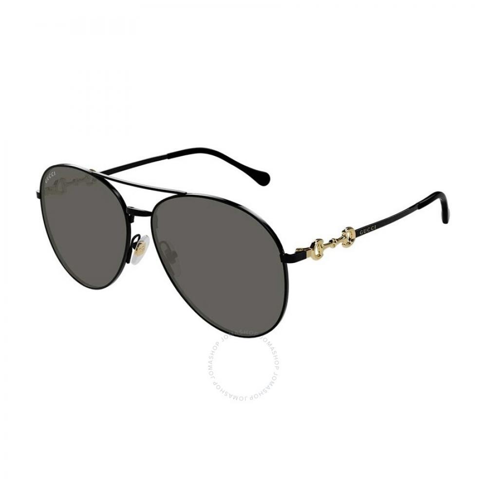 

Gucci Grey Pilot Ladies Sunglasses Gg1698s 001 60