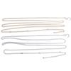 Gold Silver Volleyball Net Height Chain 2.5m/8.2ft Volleyball Measure Chain   Measure Equipment