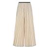 Pantaloni gonna comodi casual larghi a gamba larga da donna, estivi, design plissettato con effetto fluttuante