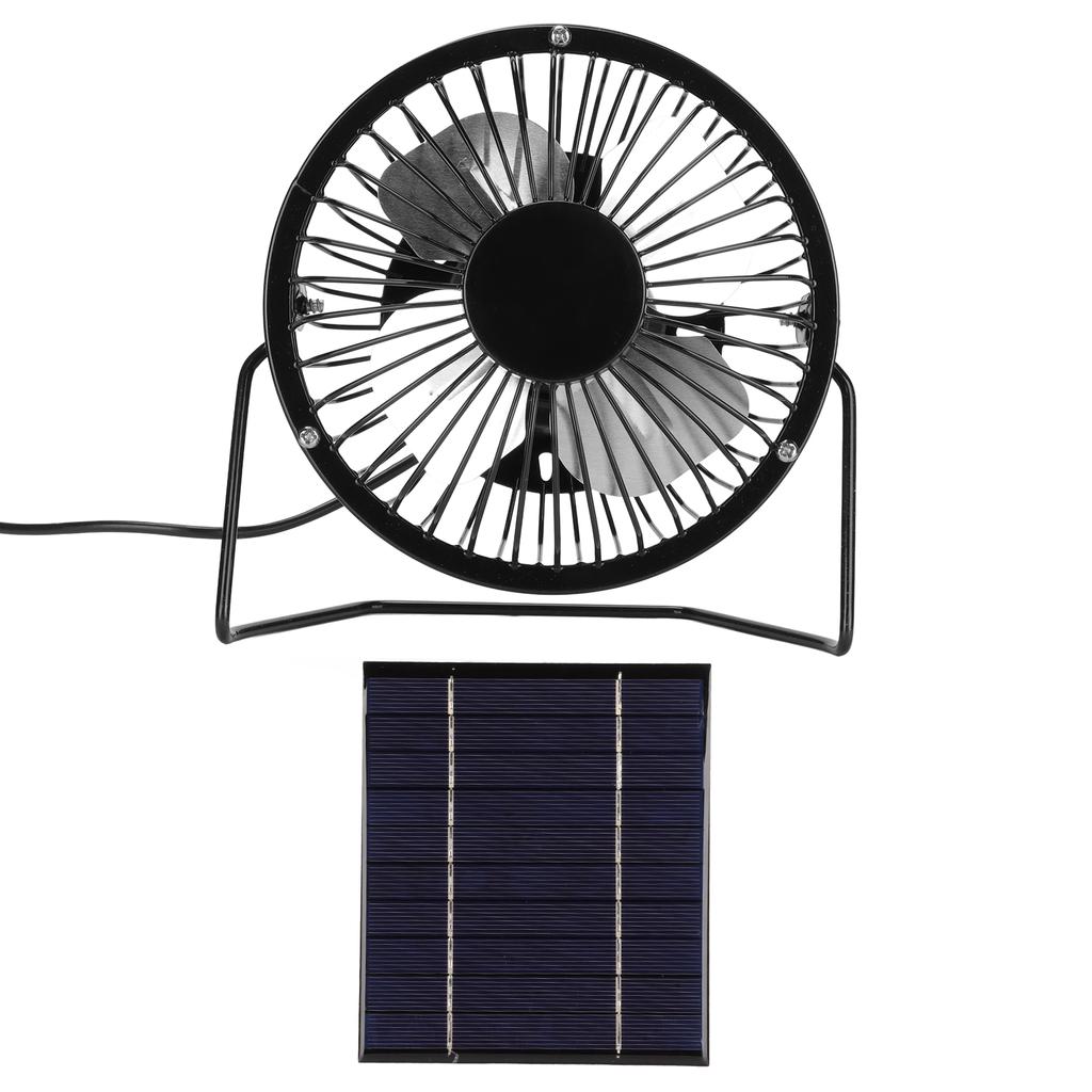 Solarpanel-Ventilator 2,5W 5V Solarenergie USB-Ausgang Tragbar Breite Anwendung Solarbetriebener Ventilator für