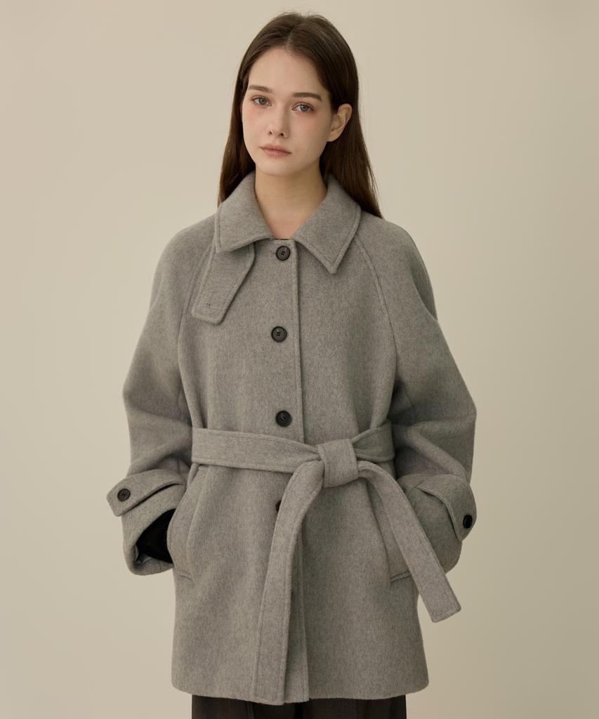 ELLIOTI Shelter Wool Half Coat_2Color