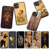 for Samsung Galaxy A36 A17 A26 A07 A35 A54 A53 A13 A33 A34 S8 S9 S20 S21 FE S10 Plus Cover Case Egypt Nefertiti Anubis Ankh Art