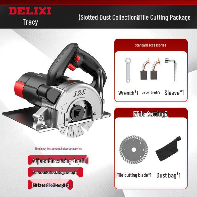 High-Power Multifunctional Handheld Electric Saw for Marble, Wood, Tile, Stone, Metal.