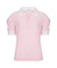 KANDINI Pink Line Puff Collar Tee