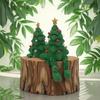 1pc [2D Flat], 3D-Printed Christmas Tree Ornaments for Holidays Like Christmas, New Year'S, Halloween, And Birthdays.
